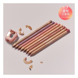 Clio NEW Velvet Lip Pencil Special Product + Sharpener 004 Tan Brown / 클리오 NEW 벨벳 립 펜슬 기획 본품+샤프너 구성 004 탠브라운