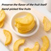 Freeze dried yellow peach,Dehydrated peaches，dried peaches， No Sugar Added, Crisp