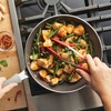 Rachael Ray Cook + Create Nonstick Stir Fry Pan/Wok, 10.5
