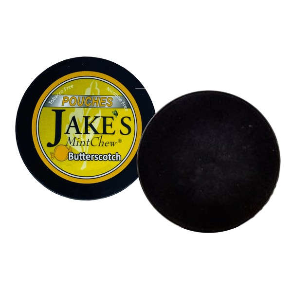 Jake's Mint Chew Butterscotch Pouch - 1 Can - Includes