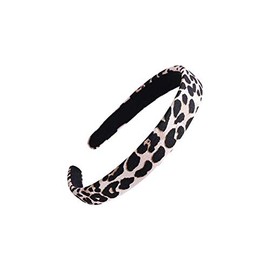 KDDOM Leopard Print Headband for Women Girls Leopard Print Headband Cheetah Hairband Hair Accessories Head Band Wrap