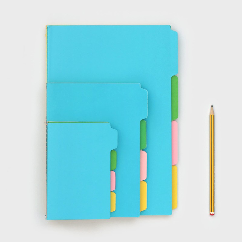 Suck UK | A4 Notebook with Tabs | Revision Planner