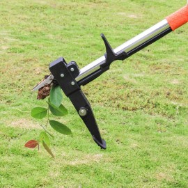 APARECIUM 41" Long Heavy Duty Stand-up Aluminum 4-Claws Manual Weeder/Root Remover Tool
