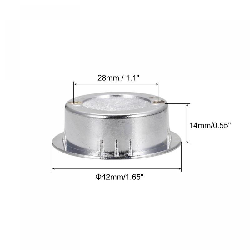 uxcell Finger Flush Pull Handle 2pcs Installation Hole Dia. 35mm/1.38"