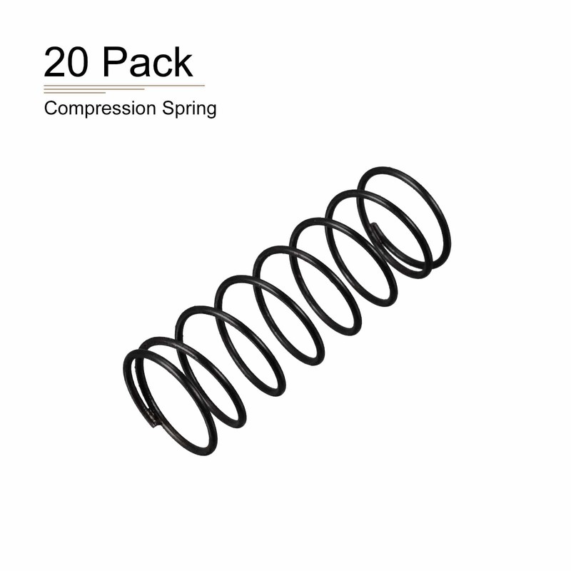 DTGN 1.2x18x50mm(DxODxL) Compression Spring - 20Pack - Good for Machinery
