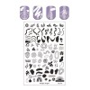 Finger Angel Placas Estampadoras 4pcs Nail Art Con Organizador Xl11-14