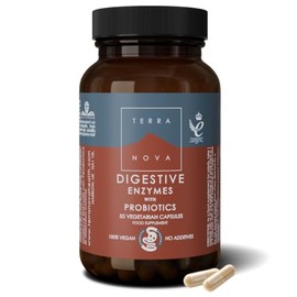TERRANOVA Organic Digestive Enzyme with Probiotic Complex, 50 CT