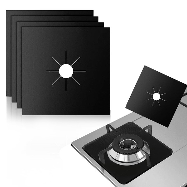 XPEX Pack of 4 Gas Hob Cover Gas Hob Protective