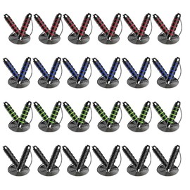 24 Pack Jump Ropes, Tangle-Free Speed Jumping Ropes with Foam Handles for Women Men, Adjustable Skipping Ropes for Fitness Workout Slim Body