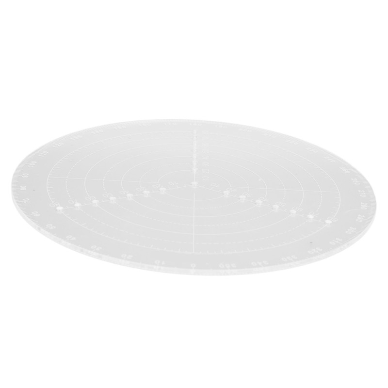 Round Center Finder with Clear Scales Acrylic DlY Woodworking Compass
