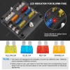 Unbranded 6 Way Car Boot Power Distribution 12-24V Blade Fuse