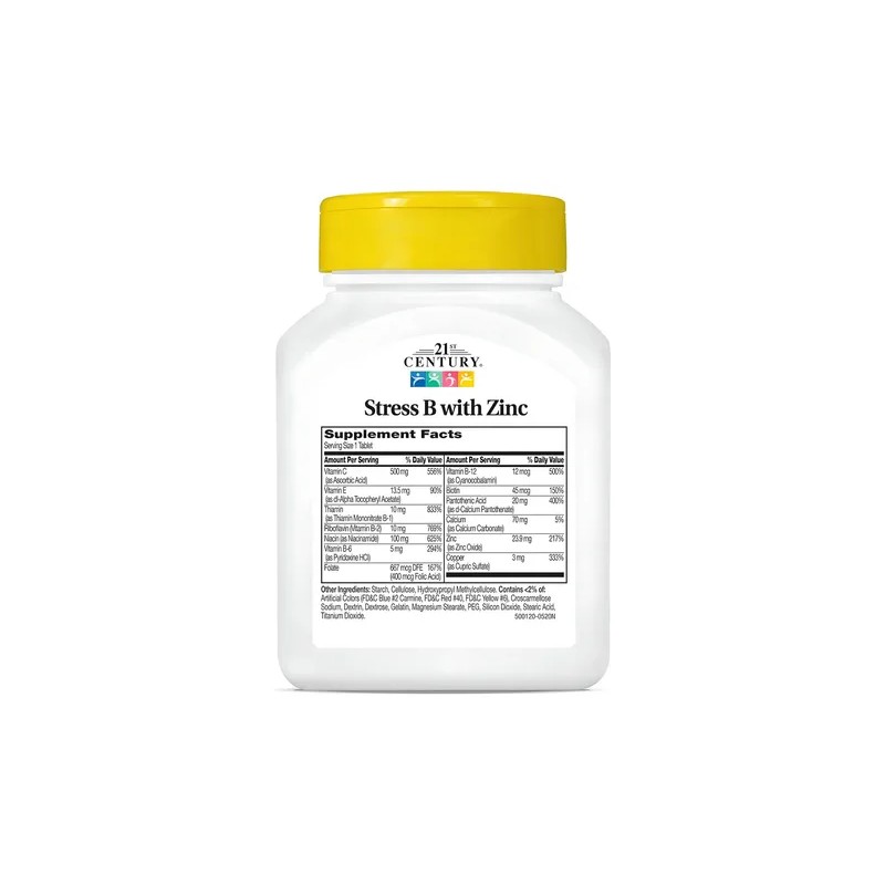 Suplemento Tabletas 21st Century Multivitamínico Vitaminas Vitamina B12