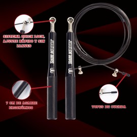 TRAINLIKEFIGHT Replacement Rope for Crossfit, Skipping Rope, Skipping Rope, Boxing Rope, Crossfit Skipping Rope for Women, Crossfit (Gold)