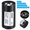 PATIKIL Motor Start Capacitor, 108-130uF/Mfd 125V 50/60Hz CD60 Run Capacitor