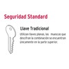 Hermex BALT-NE-EP Cerradura esfera tubular, entrada, negro