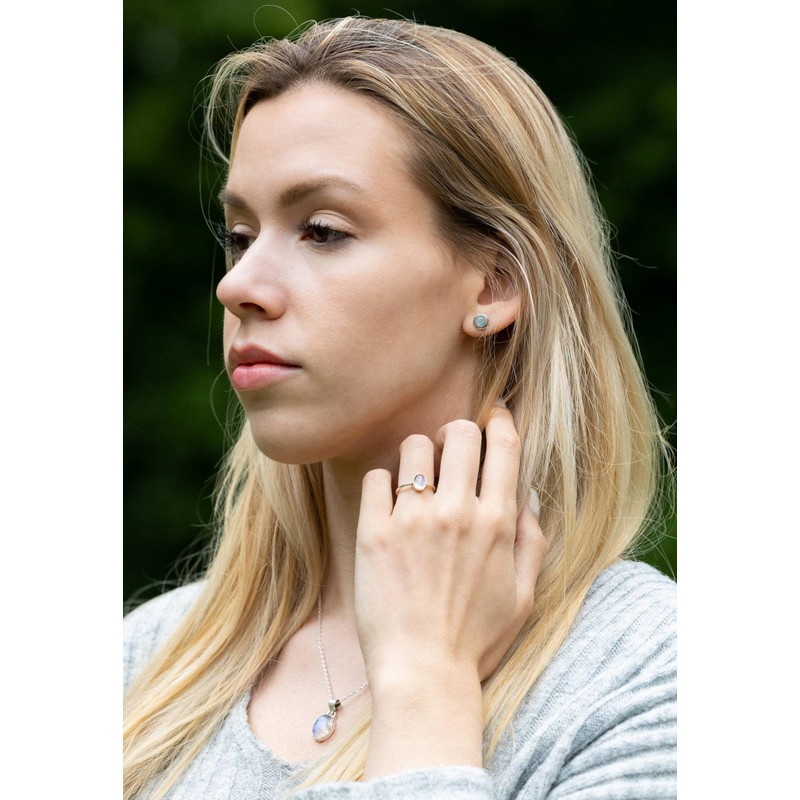 Women's Ring 925 Sterling Silver with Stone Gift, Sterling Silver