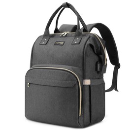 HOMIEE Women’s Backpack, Travel, Large Capacity, Accommodates B4 Paper and 15.6-Inch Laptops, Lightweight, Fashion, USB Charging Port, Water-Resistant, Casual Bag, Anti-Theft, Multi-Functional,