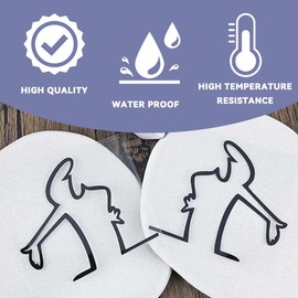 UYVPAER 4 Stück Auto Aufkleber Lustige,Car Sticker Funny,Wütender Mann Kratzer Erinnerung Autoaufkleber,Kühlschrankaufkleber, Glastüraufkleber, Personalisierte Kreative Aufkleber