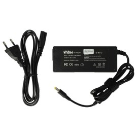 vhbw 90W Power Supply Compatible with Toshiba Satellite M40X-161, M40X-129, M40X-119, M40X-159, M40X-142 Notebook