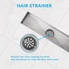 28 Inch Removable Cover Linear Shower Drain 304 Stainless Steel