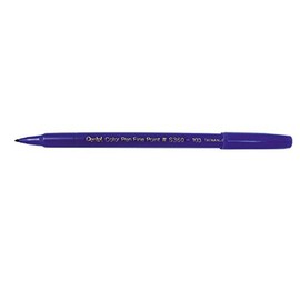 Pentel Arts Color Pen, Blue, Box of 12 (S360-103)