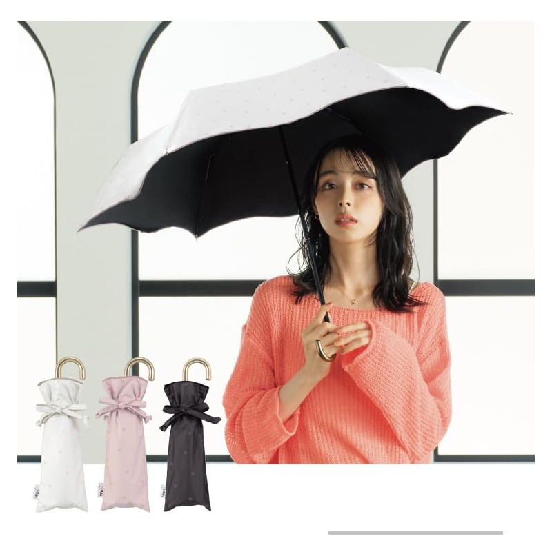 [2025] Wpc. Parasol Light Shielding Heart Mellow Mini Pink <100%