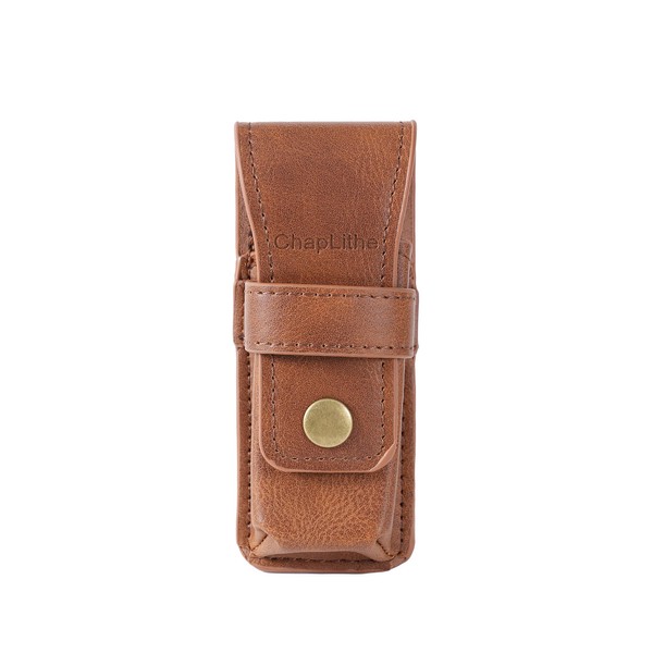 ChapLithe Premium Leather Sheath for Leatherman Rebar, Wingman, Sidekick, Rev,Free
