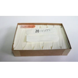 Unbranded 20 mm Skinny Vellum Glassine White Stamp Wax 600 Paper Bags (20mmx76mm)