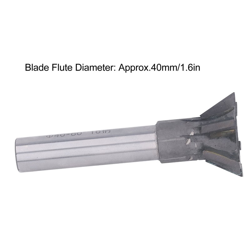 60 Degree Dovetail Cutter 6 Flute Fast Drilling Speed Carbide