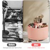 Veki 360°Rotating Makeup Brush Holder Organizer, Makeup Organiser for Dressing