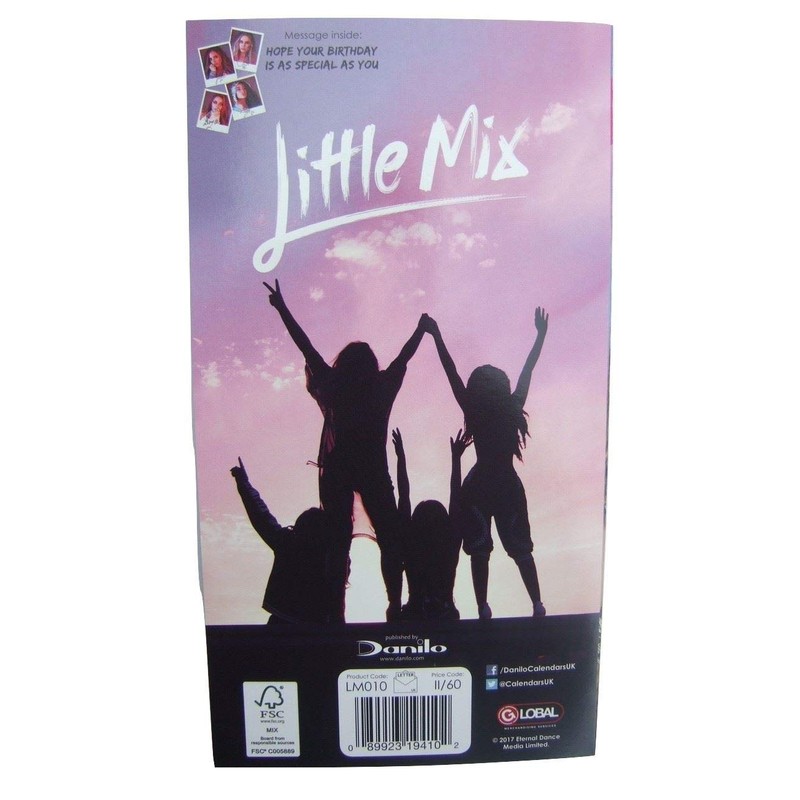 Little Mix Granddaughter Birthday Card