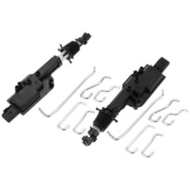 REPAIROCK Power Door Lock Actuator Motor for Ford F-150 2001-2003 Door Latch Actuator Assembly Front Left Right Side with Connecting Rods