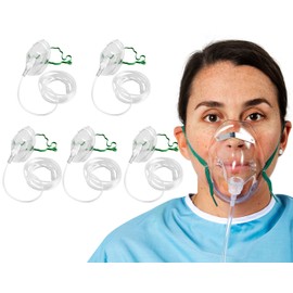 Endure Industries Elongated Oxygen Mask, Pack of 5 (Pediatric)