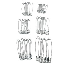VBS Safety Pins Set 15-24-30-35-34-50 mm Needle Needles Sewing Staking Craft DIY for Clothing