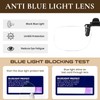 Xfeel Clip on Reading Glasses Blue Light Blocking Flip Up