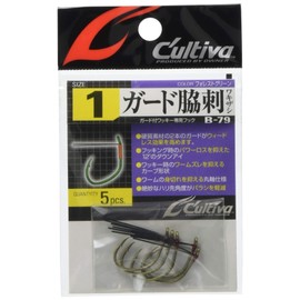 Owner B-79 Worm Hook, Guard Sideback, No. 1