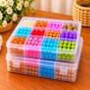 Clear Plastic Jewelry Organizer Box for Beads & Small Accessories