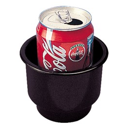 Sea-Dog 588060 Flush Mount Combo Drink Holder with Drain Holes - Black