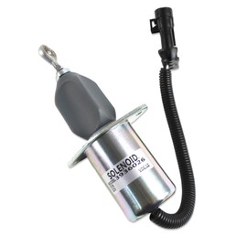 ZACHAGER 3936026 SA-4767-12 5016244AB Fuel Shut Off Solenoid for 5.9L 8.3L Cummins Dodge RAM Diesel Engine 4B 6B 6C Motorhomes Ford Freightliner YMRL-AUTO Stop Solenoid Valve 12V