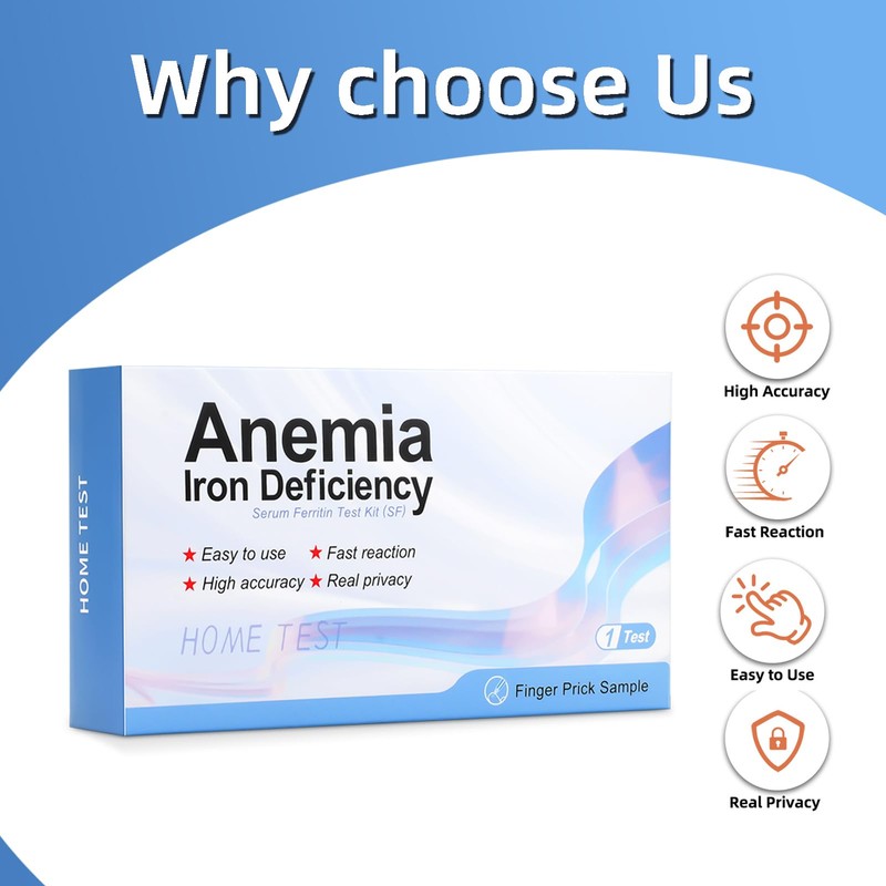 Iron Deficiency Anemia Home Test Kit Highly Accurate, Easy to