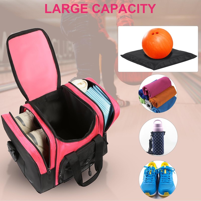 DAFISKY Bowling Ball Bag for Single Ball - Bowling Bag