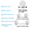 SICCOO Makeup Vanity Lights for Mirror, Hollywood Style LED Vanity