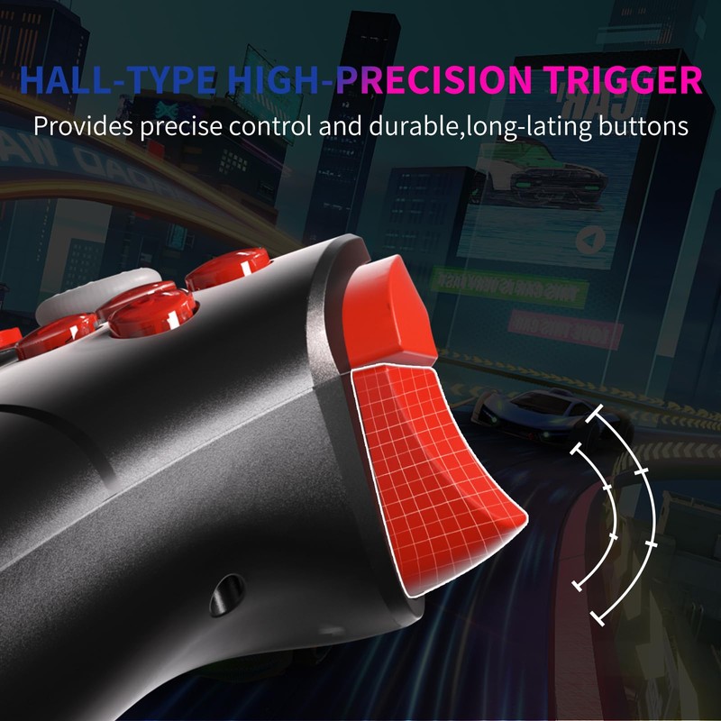 COIORVIS Switch Controllers Compatible with Switch2/Switch/Lite/OLED/Steam Deck/Android/IOS, Programming Wireless Pro