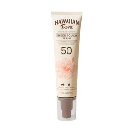 Hawaiian Tropic Sheer Touch Body Serum SPF 50, 3.3 oz  Hyaluronic Acid Serum, Sunscreen Serum, Hydrating Serum, Travel Size Sunscreen, SPF 50, 3.3 oz 