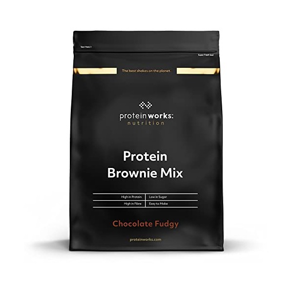 Protein Works - High Protein Brownie Mix | Low Sugar | Chocolate Fudgy | 200g