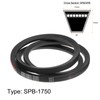 sourcing map SPB-1750 V-Belts Drive Belt 1750mm Pitch Girth 17mm