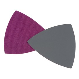 CoCud Hook and Loop Triangle Sanding Pads Oscillating Sand Papers, 3-1/2 Inch 2000 Grit Silicon Carbide Triangular Sandpapers, 8 Pieces