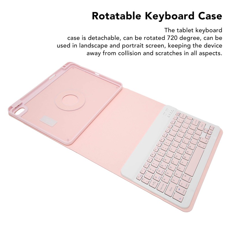 Tablet Keyboard Case Detachable Rotatable Keyboard Case Wireless Bluetooth Keyboard