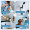 Matte Black Insert Stainless Steel Hand Held Shower Tube Bathroom