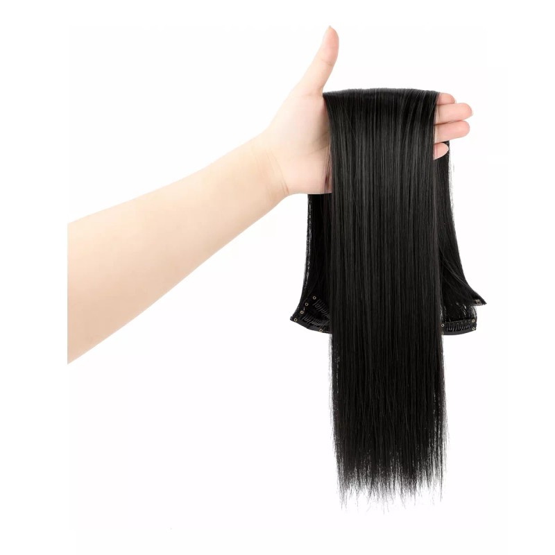 Felendy Extensiones De Cabello Con Clip, 7 Piezas, Cabeza Completa,